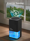 EasyAcc Dehumidifiers for Home Basements, 40oz Air Dehumidifier for Home(450sq ft) with Handle/7 LED Lights, Ultra Quiet & Auto Shut off Dehumidifiers for Bedroom Bathroom Closet RV 1200ml Black 🍁 All In One Marketplace Canada