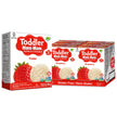 Want-Want Toddler Mum-Mum Rice Rusks, Strawberry, Gluten Free, Allergen Free, Non-GMO, Rice Teether Cookie for Teething Infants, 60gms, 24 Rusks per box - Case pack of 6 🍁 All In One Marketplace Canada