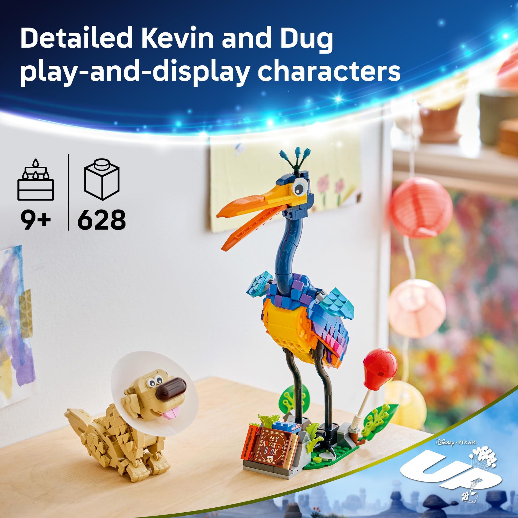 LEGO Disney and Pixar Kevin & Dug Building Toy - 'Up' Movie Set for Girls & Boys, Ages 9+ - Disney Gift for Kids & Fans - Kids Bedroom or Desk Decor - 43290 🍁 All In One Marketplace Canada
