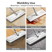 JOYMOOP Hands Free Flat Floor Mop and Bucket with Wringer Set, 3 Washable Microfiber Mops, Wet and Dry Use, Floor Cleaning System 🍁 All In One Marketplace Canada