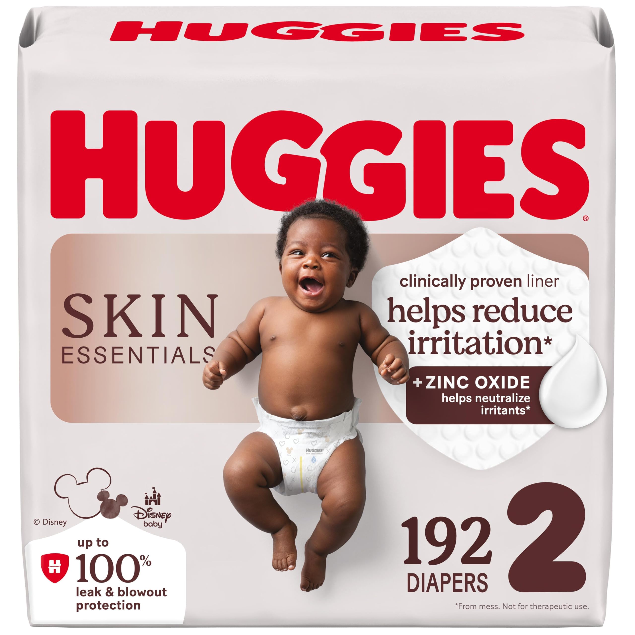 Huggies Size 2 Diapers, Skin Essentials Baby Diapers, Size 2 (12-18 lbs), 192 Count (3 Packs of 64), Packaging May Vary 🍁 All In One Marketplace Canada