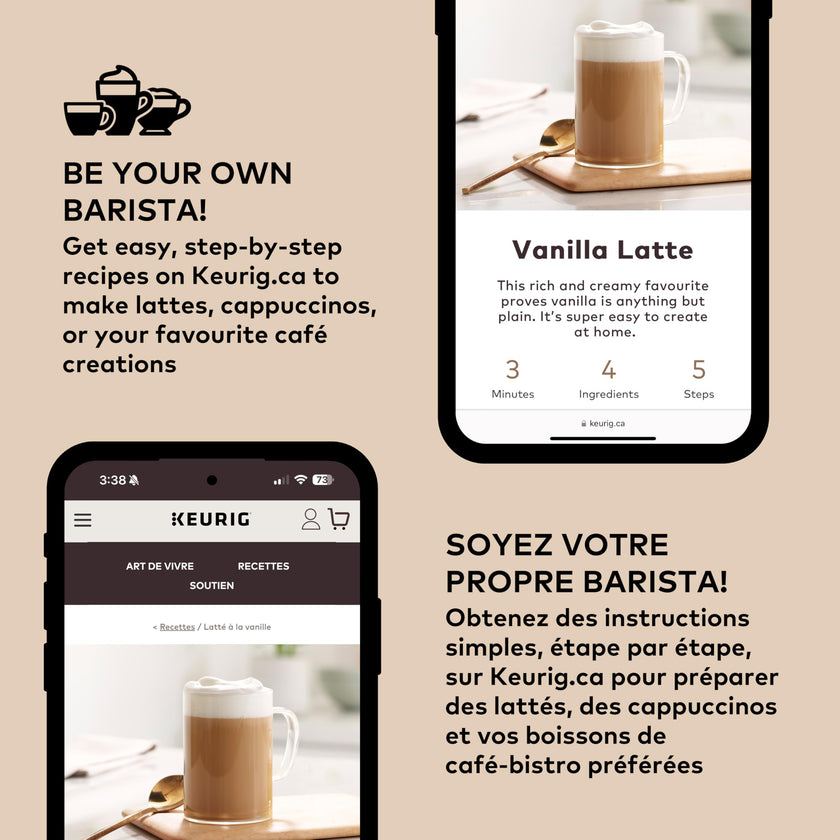 Keurig SimpleCafé Milk Frother for Lattes and Cappuccinos 🍁 All In One Marketplace Canada