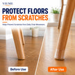 32 Pcs Chair Leg Floor Protectors for Hardwood Floors Silicone Covers to Protect Wood Tile Floors Felt Pads Furniture Leg Caps Anti-Scratch Reduce Noise (Fit:1.3
