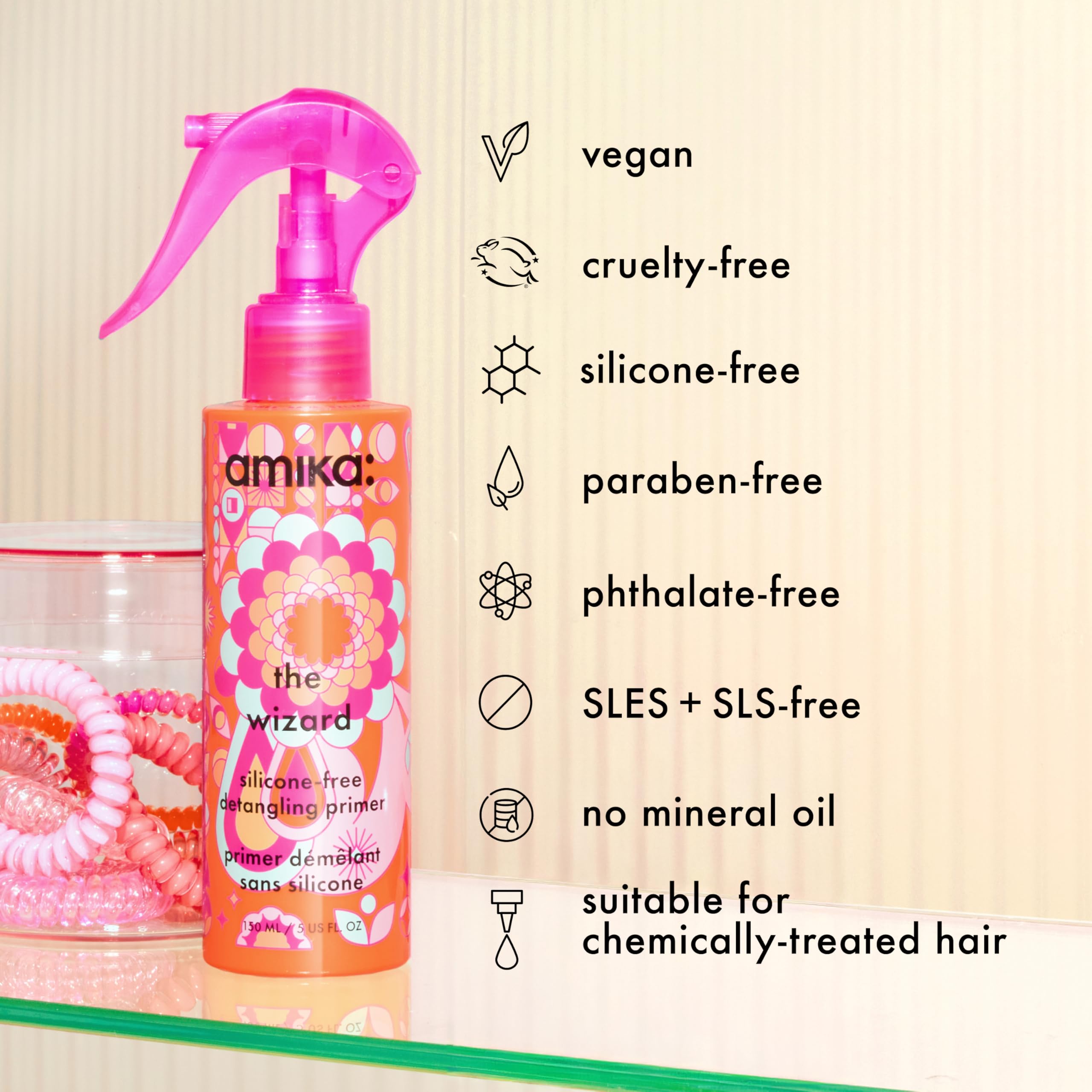 amika the wizard silicone-free detangling hair primer, 5oz 🍁 All In One Marketplace Canada