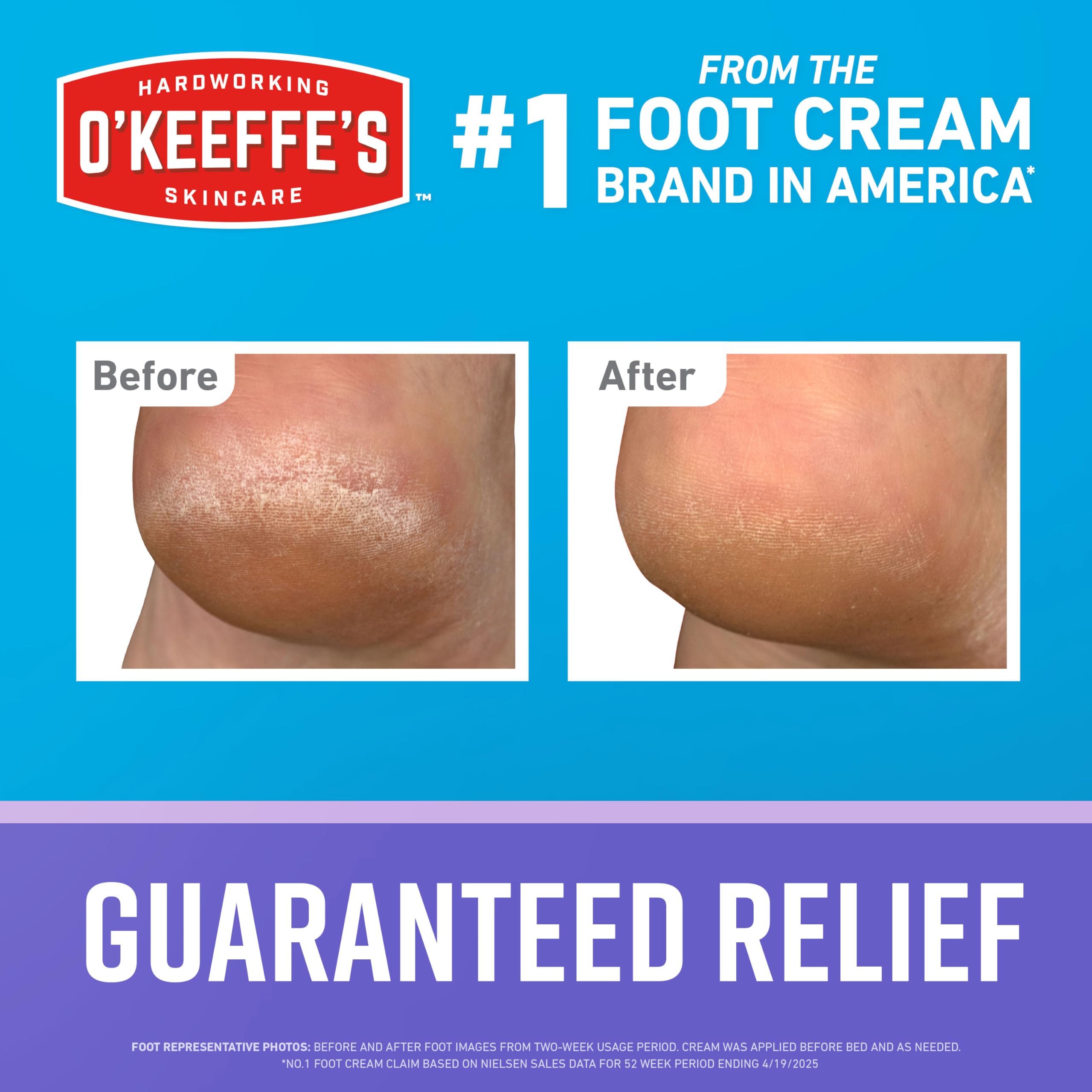 O'Keeffe's Healthy Feet Night Treatment Foot Cream for Dry Feet, 198 g 🍁 All In One Marketplace Canada