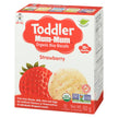 Want-Want Toddler Mum-Mum Rice Rusks, Strawberry, Gluten Free, Allergen Free, Non-GMO, Rice Teether Cookie for Teething Infants, 60gms, 24 Rusks per box - Case pack of 6 🍁 All In One Marketplace Canada