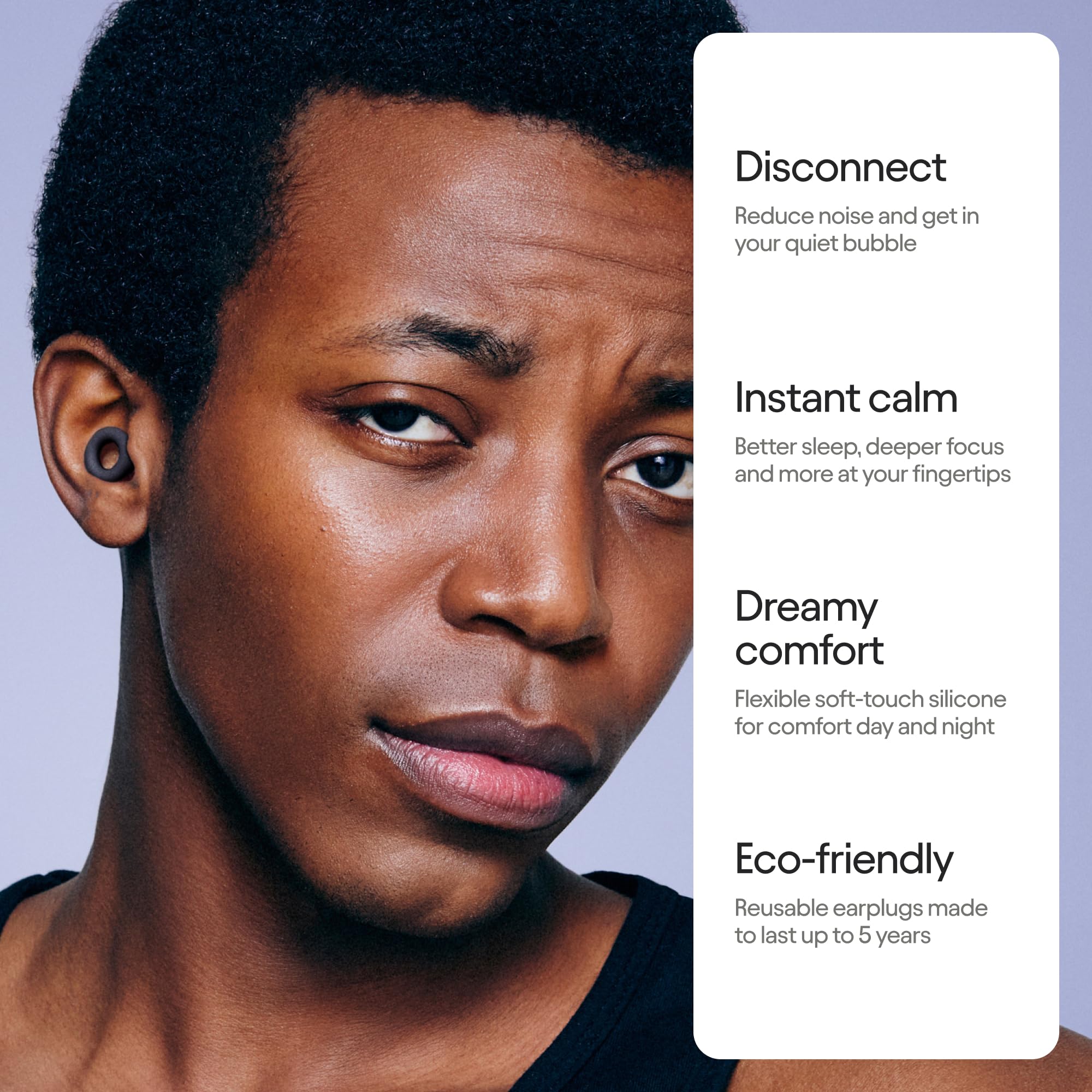Loop Quiet 2 Ear Plugs – Ultra-Comfy Reusable Noise-Reducing Earplugs For Sleep, Deep Focus, Travel, Noise Sensitivity | Flexible Hearing Protection | Customizable Fit | 24dB (SNR) Noise Reduction 🍁 All In One Marketplace Canada