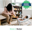 Ingenuity Keep Cozy 3-in-1 Grow with Me Vibrating Baby Bouncer, Seat & Infant to Toddler Rocker, Vibrations & Toy Bar, 0-30 Months Up to 40 lbs (Weaver) 🍁 All In One Marketplace Canada
