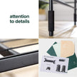 ZINUS SmartBase Tool-Free Assembly Mattress Foundation / 14 Inch Metal Platform Bed Frame/No Box Spring Needed/Sturdy Steel Frame/Underbed Storage, Full,Black 🍁 All In One Marketplace Canada