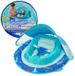 Swimways Infant Spring Float, Baby Pool Float with Canopy & UPF Protection, Swimming Pool Accessories for Kids 3-9 Months, Shark 🍁 All In One Marketplace Canada