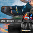 Water Sport Kneeboard with Hook for Kids & Adults, Kneeboard with Strap for Boating, Waterboarding, Kneeling Boogie Boarding, Knee Surfing, (SLKB20), Black/red 🍁 All In One Marketplace Canada
