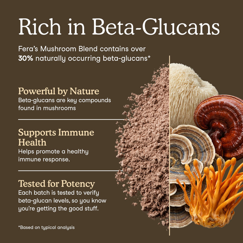 Fera Pets Turkey Tail Mushroom for Dogs & Cats - USDA Organic Supplement - Cognitive and Immune Support - Enhances Liver Function - Supports a Healthy Gut - Powder - 120 Scoops 🍁 All In One Marketplace Canada