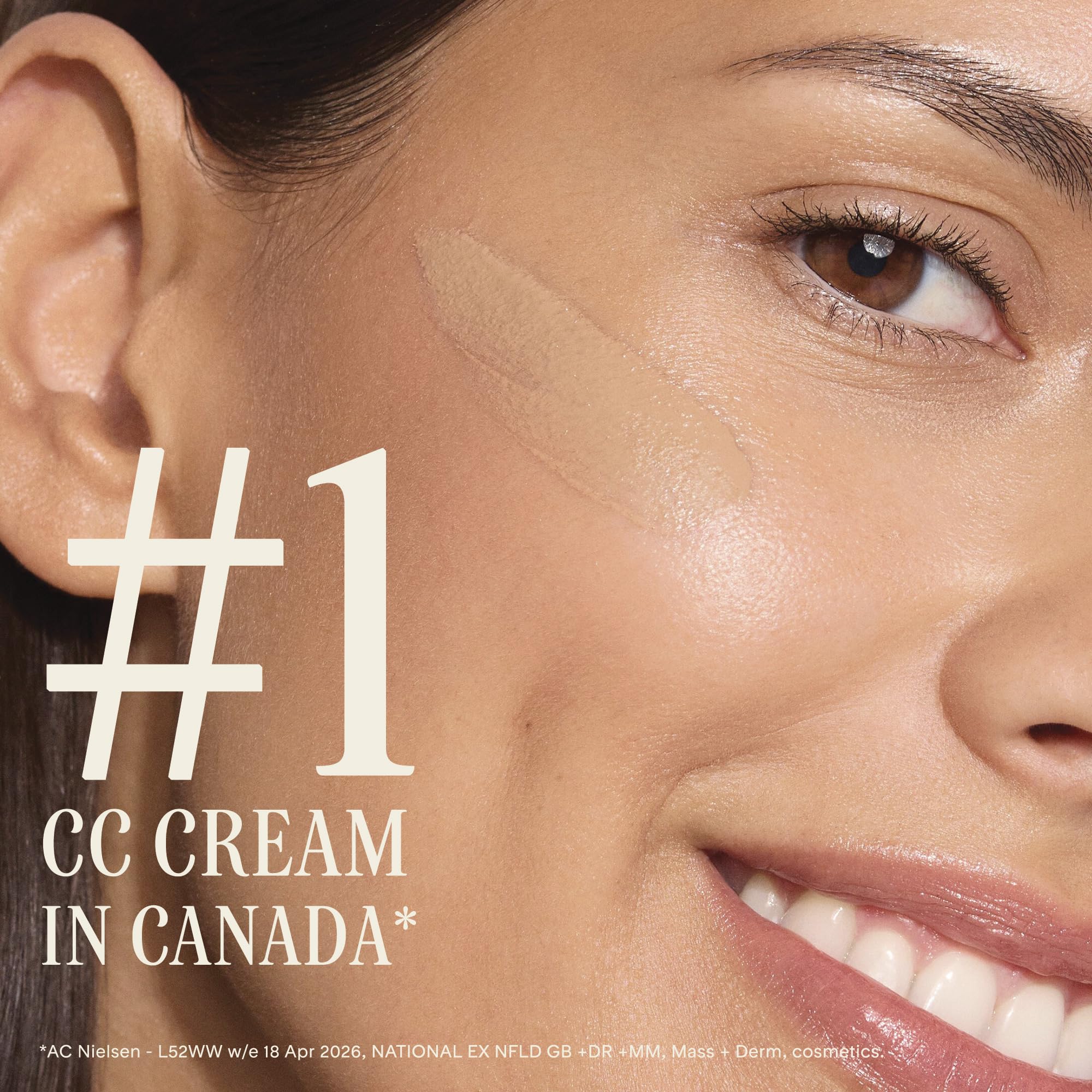 Marcelle CC Cream SPF 35, Medium, Complete Correction, Tinted Moisturizer, Non-Comedogenic, Perfume-Free, Paraben-Free, Oil-Free, Hypoallergenic, Cruelty-Free, 30 mL 🍁 All In One Marketplace Canada