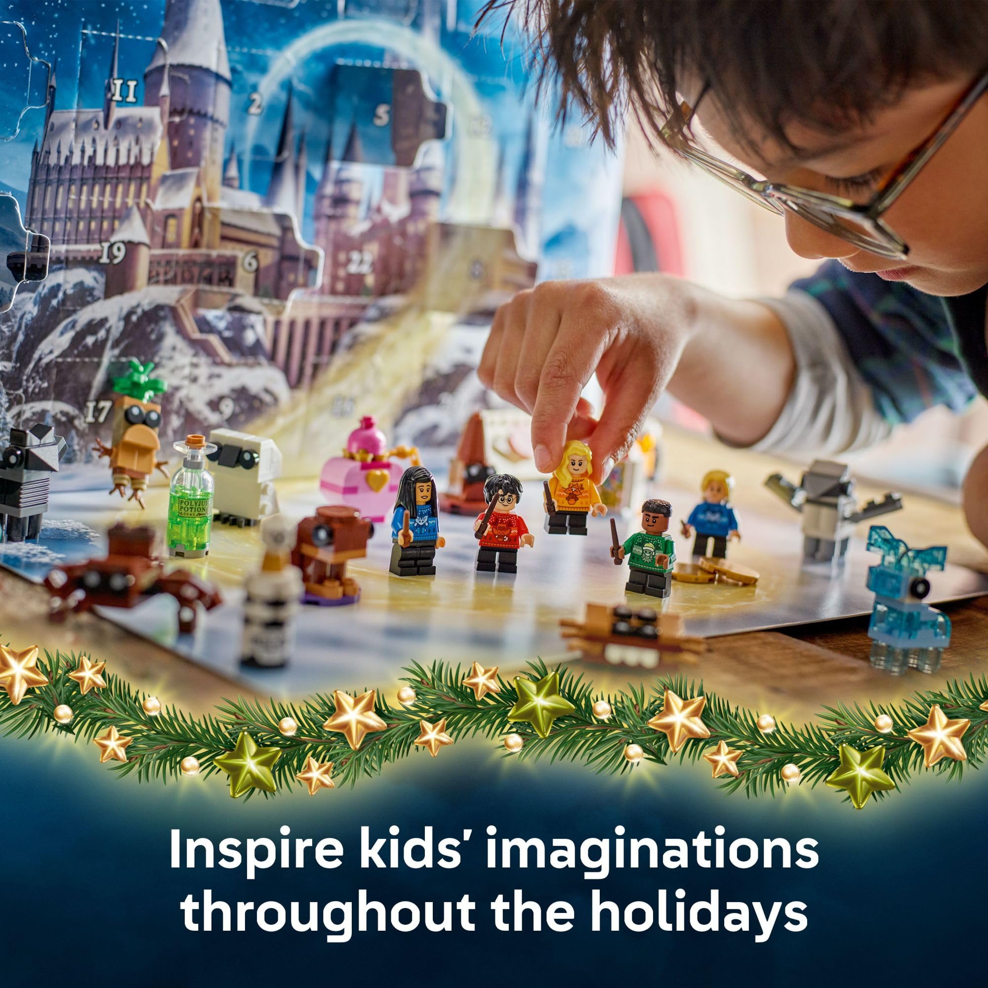 LEGO Harry Potter Advent Calendar 2025 Kids Toy - Holiday Countdown for Boys & Girls, 7+ - 24 Buildable Surprises, Including Harry, Draco & Luna Minifigures - Kids Gift Idea for Christmas - 76456 🍁 All In One Marketplace Canada