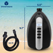 SereneLife Electric SUP Air Pump 16 PSI, Portable Paddle Board Air Compressor with Digital LCD Display, 12V DC Car Connector, Multiple Nozzle Adapters for SUPs, Boats & Inflatables 🍁 All In One Marketplace Canada
