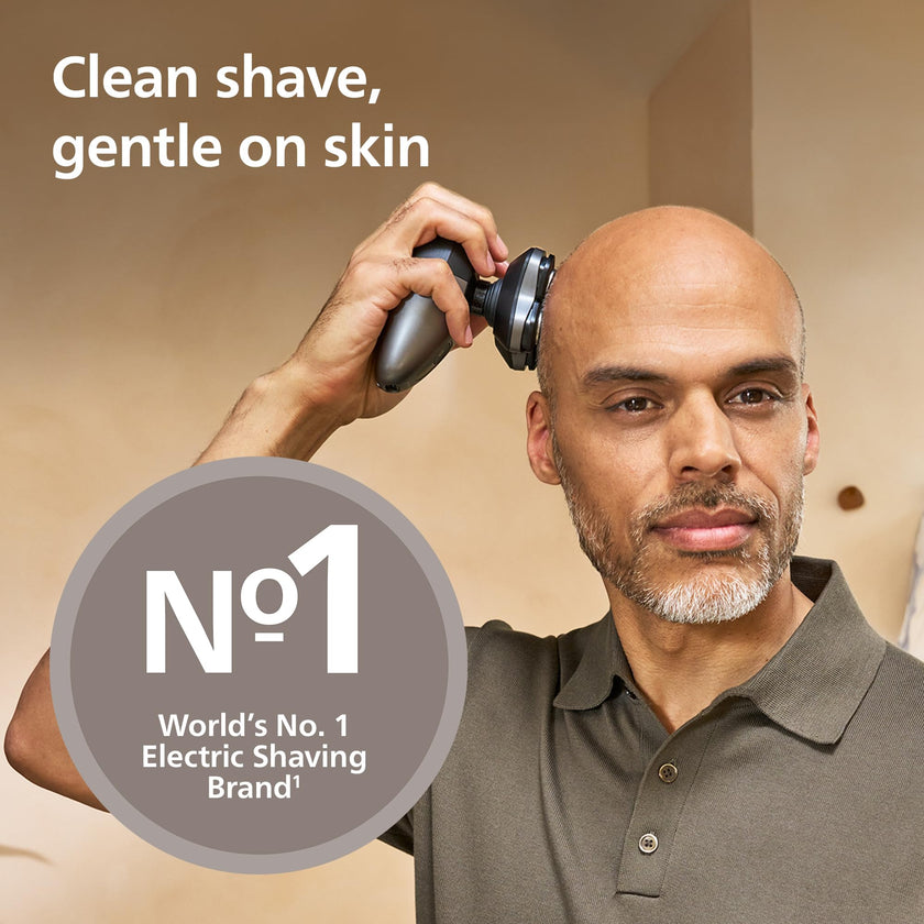 Philips Head Shaver Pro 7000 Series - Skull Shaver For Men and Women, 360° Flexing Head & ComfortCut Blades for Clean Shave, Gentle on Skin, Model HS7980/28 🍁 All In One Marketplace Canada