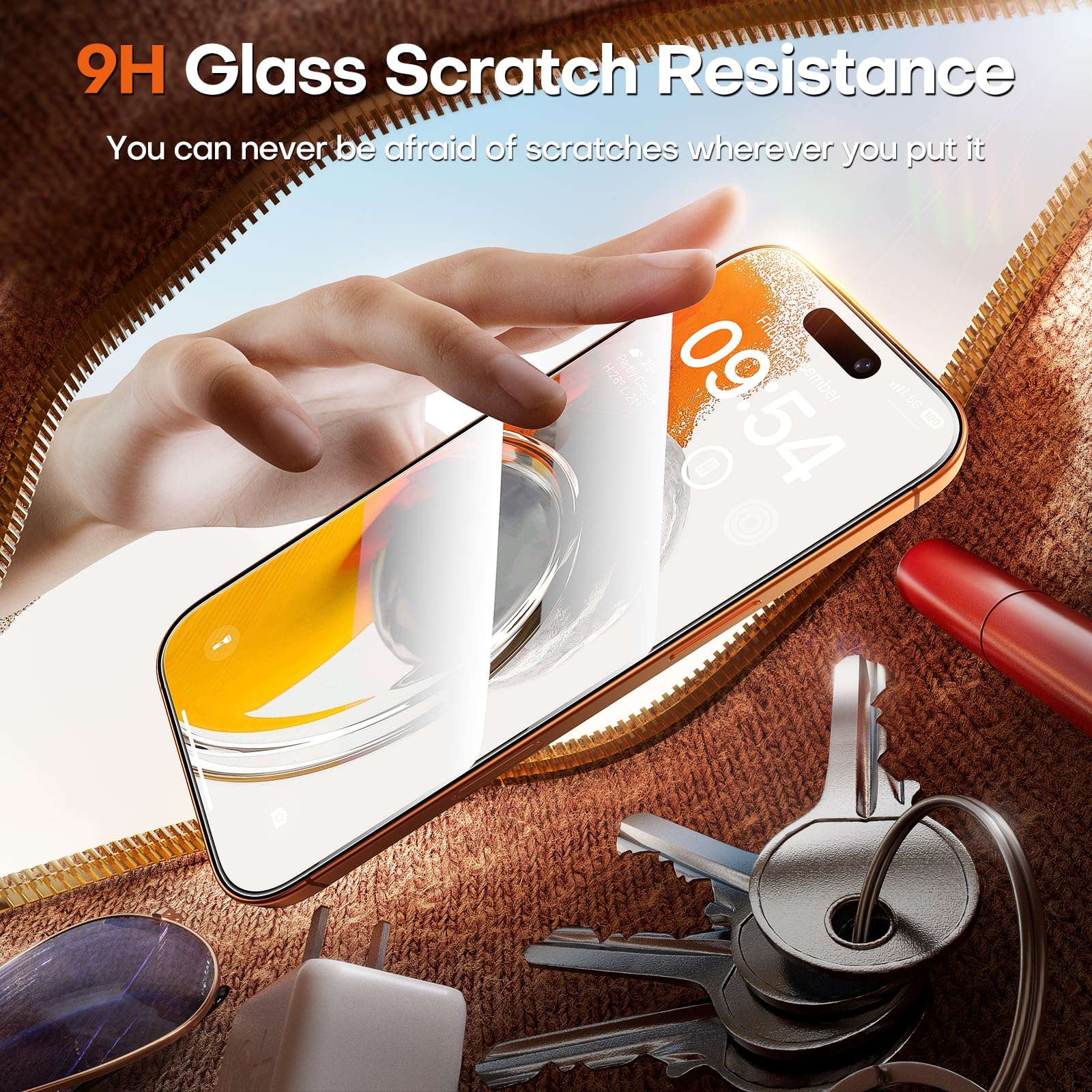 TOCOL 2 Pack for iPhone 17 Pro Max Privacy Screen Protector [True 25°Anti Spy] [Instant Installation], HD Tempered Glass Film+1 Dust Free Installation Tool [Military-Grade Protection] Shockproof 🍁 All In One Marketplace Canada