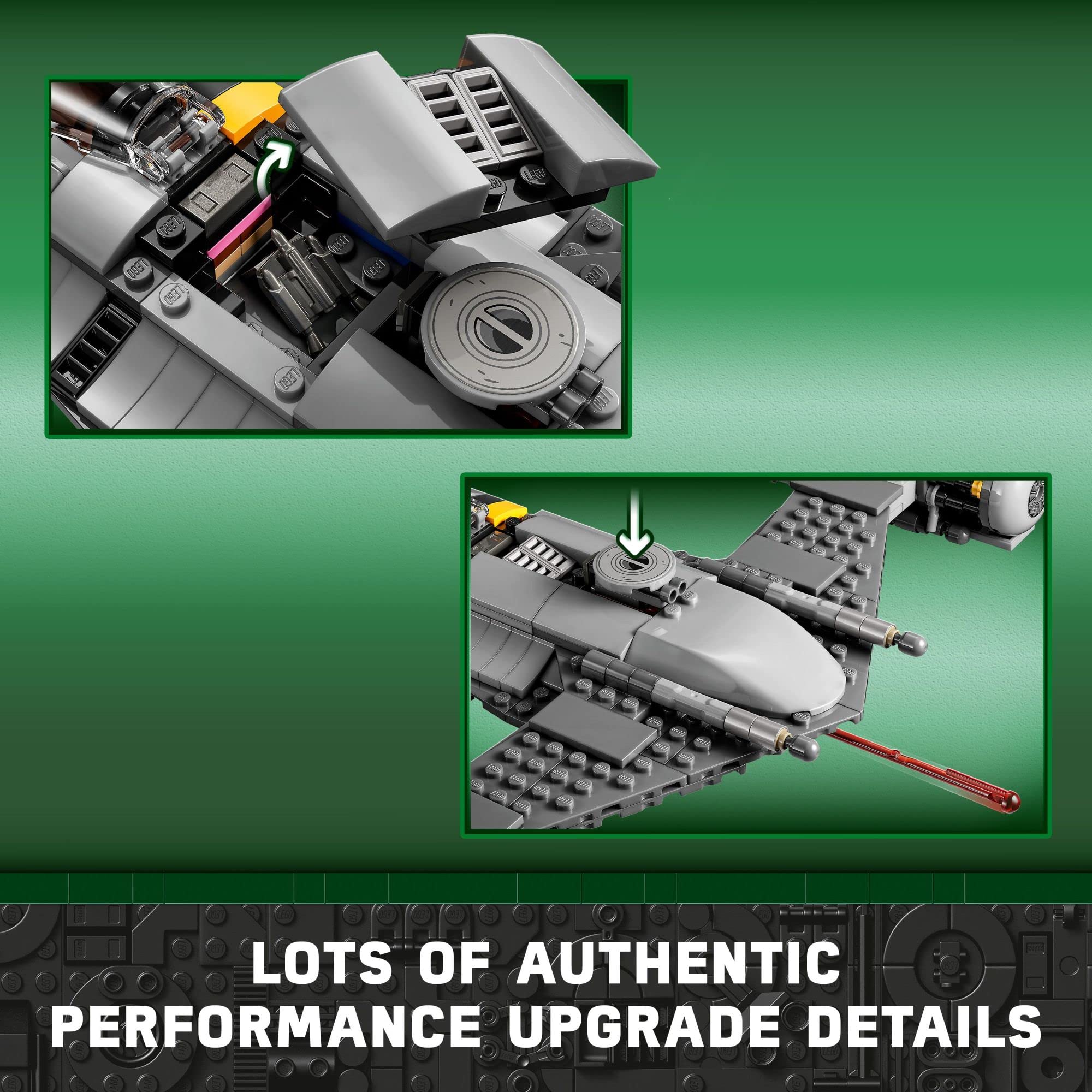 LEGO Star Wars The Mandalorian's N-1 Starfighter 75325 Building Set - The Book of Boba Fett, Featuring Baby Yoda Grogu and Droid Toy Figures, Birthday Gift idea for Kids, Boys & Girls Ages 9+ 🍁 All In One Marketplace Canada