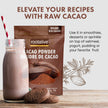 Rootalive Organic Raw Cacao Powder 454g (1lb), Premium Unroasted Cacao Bean powder in a Resealable Bag, Raw, Unsweetened, Vegetarian and Gluten-Free 🍁 All In One Marketplace Canada