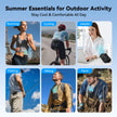 Portable Waist Fan Rechargeable Waist Clip Fan 12000mAh,6 Speeds 16000RPM Strong Airflow Personal Fans with Max 30H Working Time,Hands-Free Hanging Neck Fan,Wearable Belt Fans for Outdoor/Jobsite 🍁 All In One Marketplace Canada