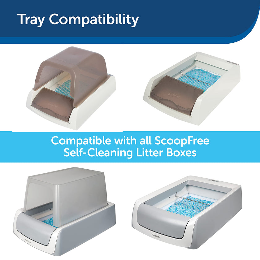 PetSafe ScoopFree Premium Self-Cleaning Cat Litter Box Tray Refills - Disposable - Non-Clumping Crystal Litter - 3-Pack 🍁 All In One Marketplace Canada