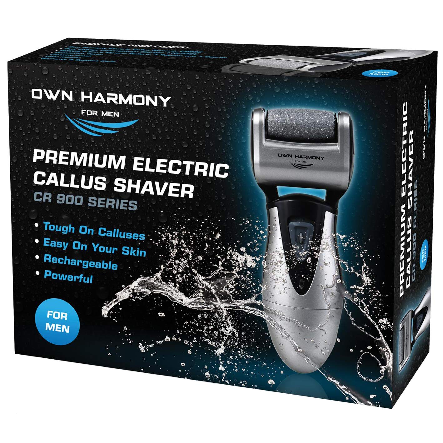 Callus Remover: Electric Rechargeable Pedicure Tools for Men/Women by Own Harmony w 3 Rollers (Tested Powerful) Best Foot File,Professional Spa Electronic Micro Pedi Feet Care Perfect for Cracked Skin 🍁 All In One Marketplace Canada