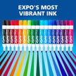 EXPO Dry Erase Markers, Low Odour Ink, Assorted Colours, Chisel Tip, 12 Count 🍁 All In One Marketplace Canada