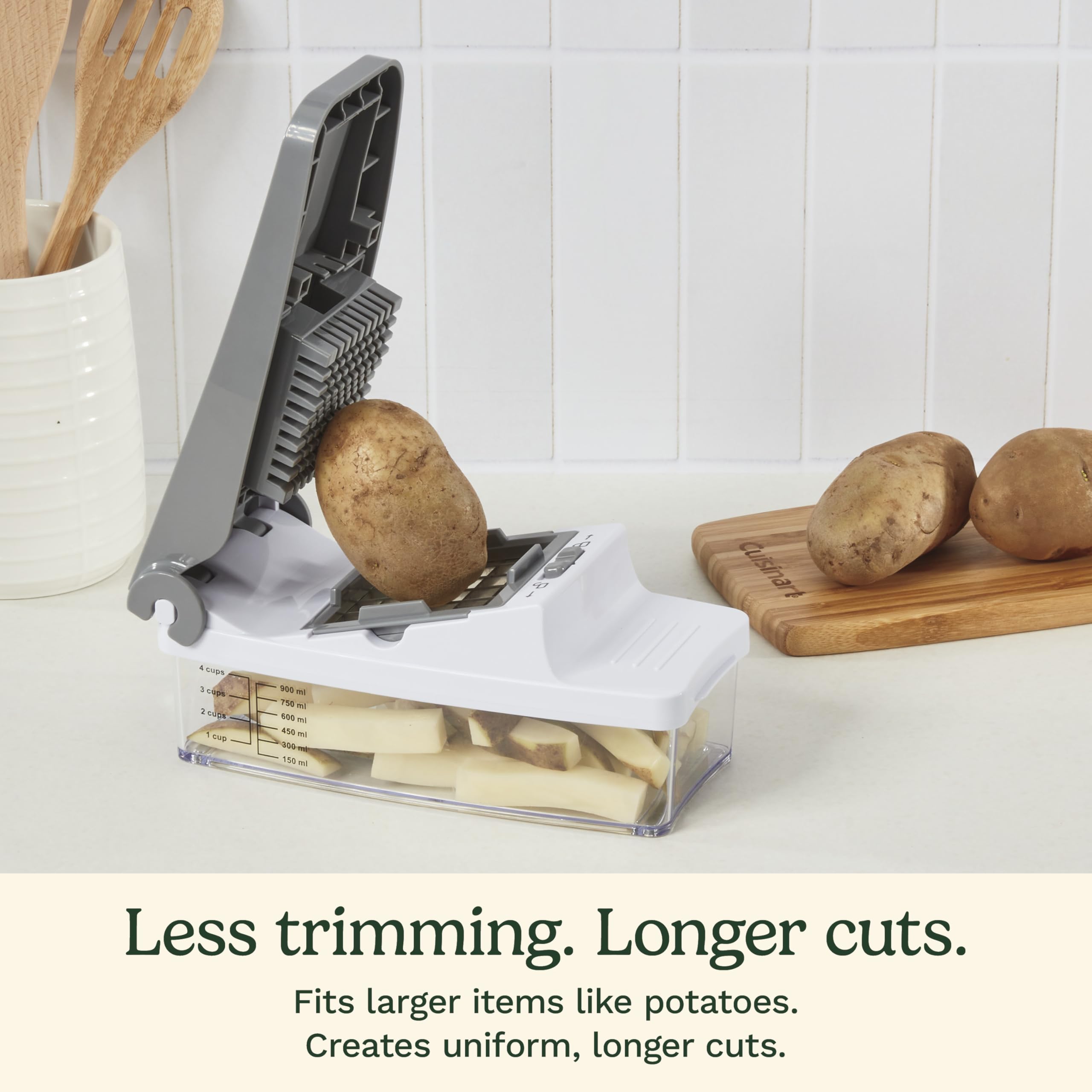 Cuisinart PrepExpress® Vegetable & Fruit Box Dicer/Chopper with Small & Large Blade Grids for Quick & Easy Food Preparation, Comes with a 4-Cup Collection Container (CTG-00-VFCC) 🍁 All In One Marketplace Canada