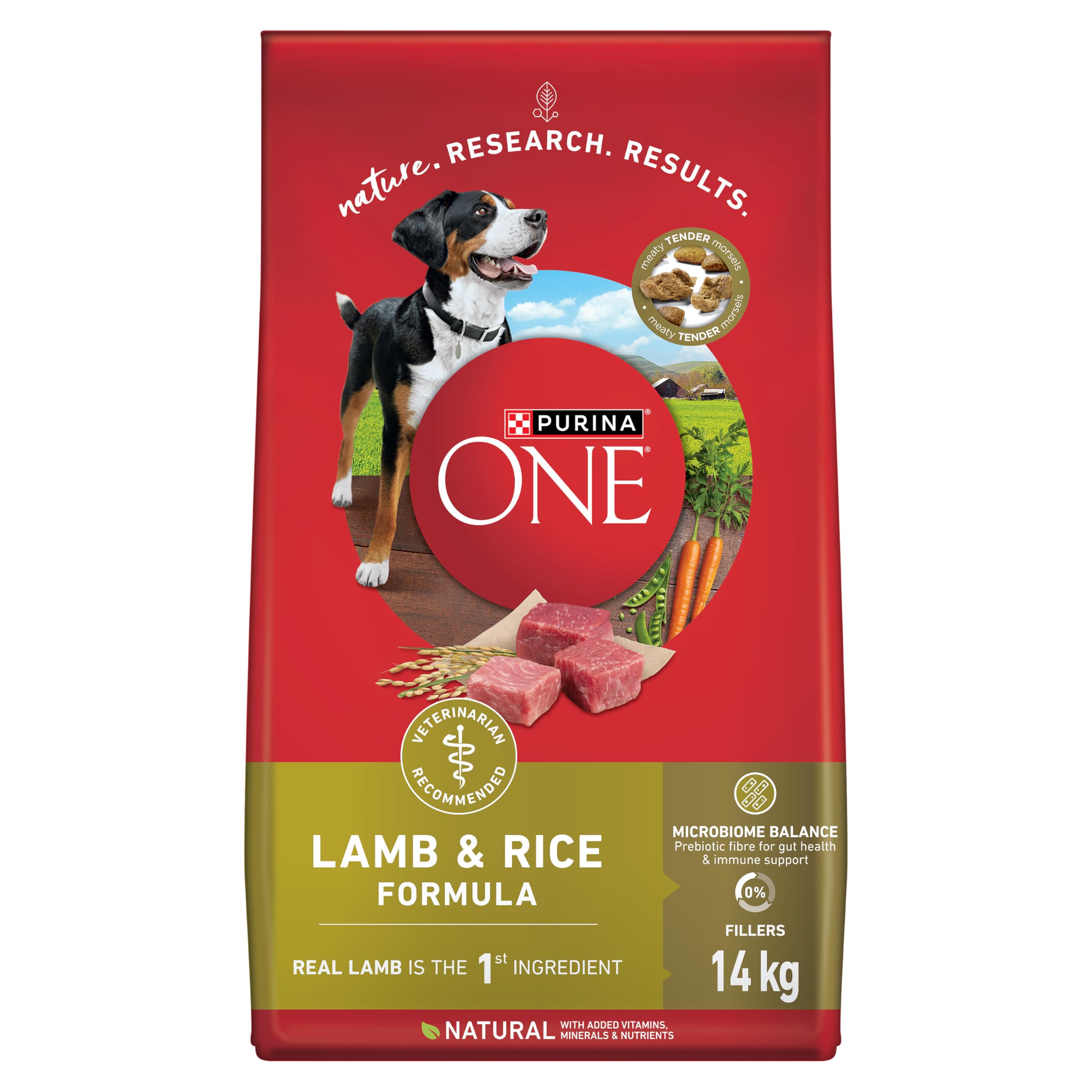Purina ONE Dry Dog Food, Microbiome Balance Lamb & Rice - 14 kg Bag (1 Pack) 🍁 All In One Marketplace Canada