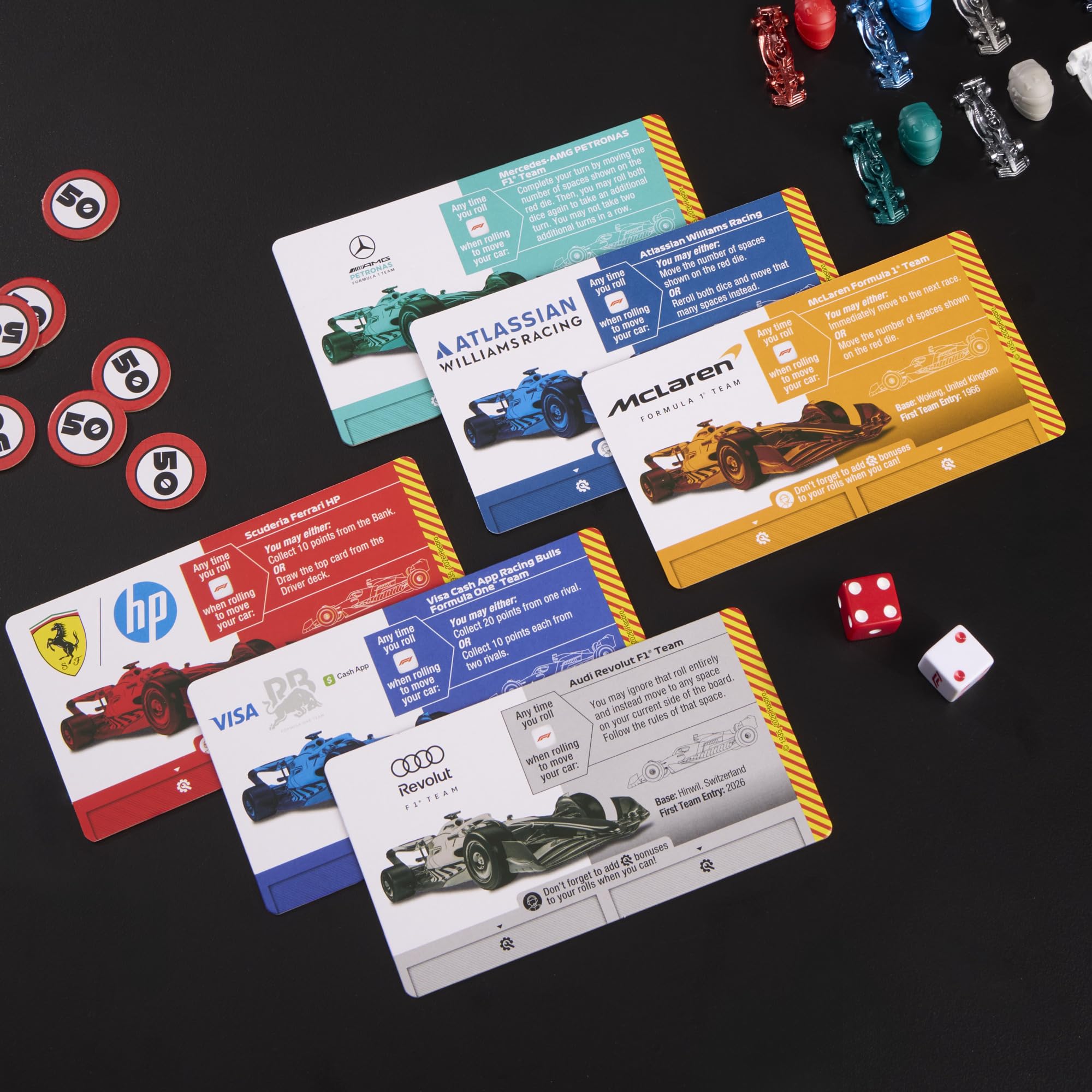 Monopoly F1 Edition Board Game | Officially Licensed Formula 1 Game | Family Games for Kids, Teens and Adults | 2-6 Players | 45 Mins. | Ages 8+ (English) 🍁 All In One Marketplace Canada