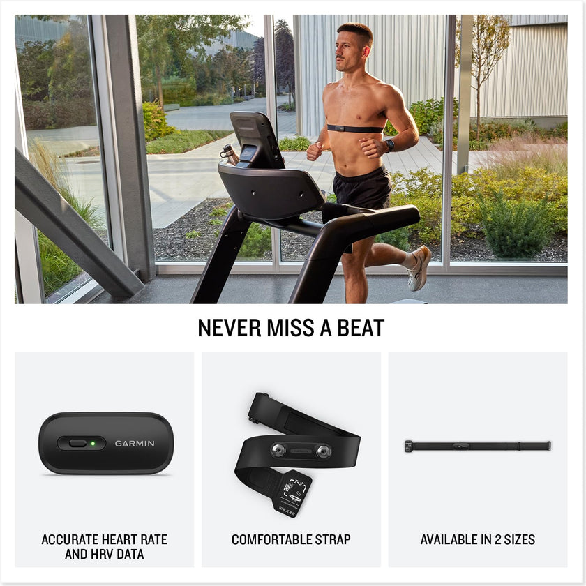 Garmin HRM 200 Heart Rate Monitor, Accurate Heart Rate and HRV Data, Comfortable Machine Washable Strap, M-XL 🍁 All In One Marketplace Canada