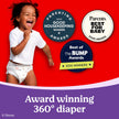 Huggies Size 6 Baby Diapers, Little Movers HuggFit 360° Baby Diapers with 360° Waistband, Size 6 (35+ lbs), 80 Count, Packaging May Vary 🍁 All In One Marketplace Canada