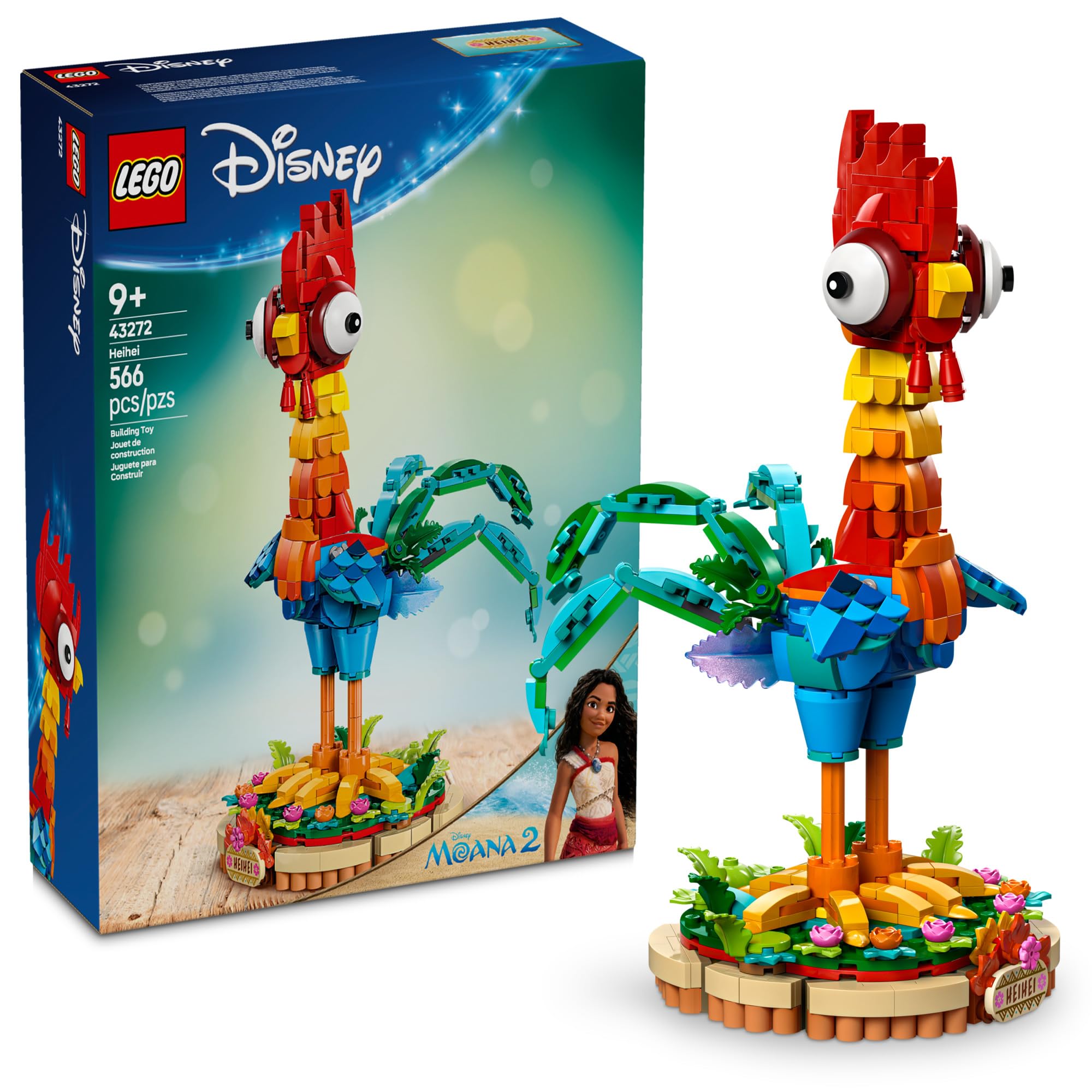LEGO Disney Moana 2 Heihei - Building Toy for Kids, Girls & Boys, Ages 9+ - Moana & Disney Toy for Fans - Gift Idea for Birthday - 43272 🍁 All In One Marketplace Canada