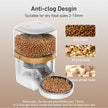 Yuposl Automatic Cat Feeder, 3L Cat Food Dispenser with Over 180-day Battery Life, Anti-Jam Design, 1-6 Meals Per Day with Stainless Steel Cat Bowl, Keep Cat Dry Food Fresh, Also for Small Dog 🍁 All In One Marketplace Canada