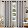 Joydeco 100% Blackout Curtains 2 Panels for Living Room - Linen Black Out Curtains 84 Inch Long Room Darkening Opaque Curtains for Bedroom, Thermal Insulated Drapes Privacy Protection 2 Panels Set 🍁 All In One Marketplace Canada