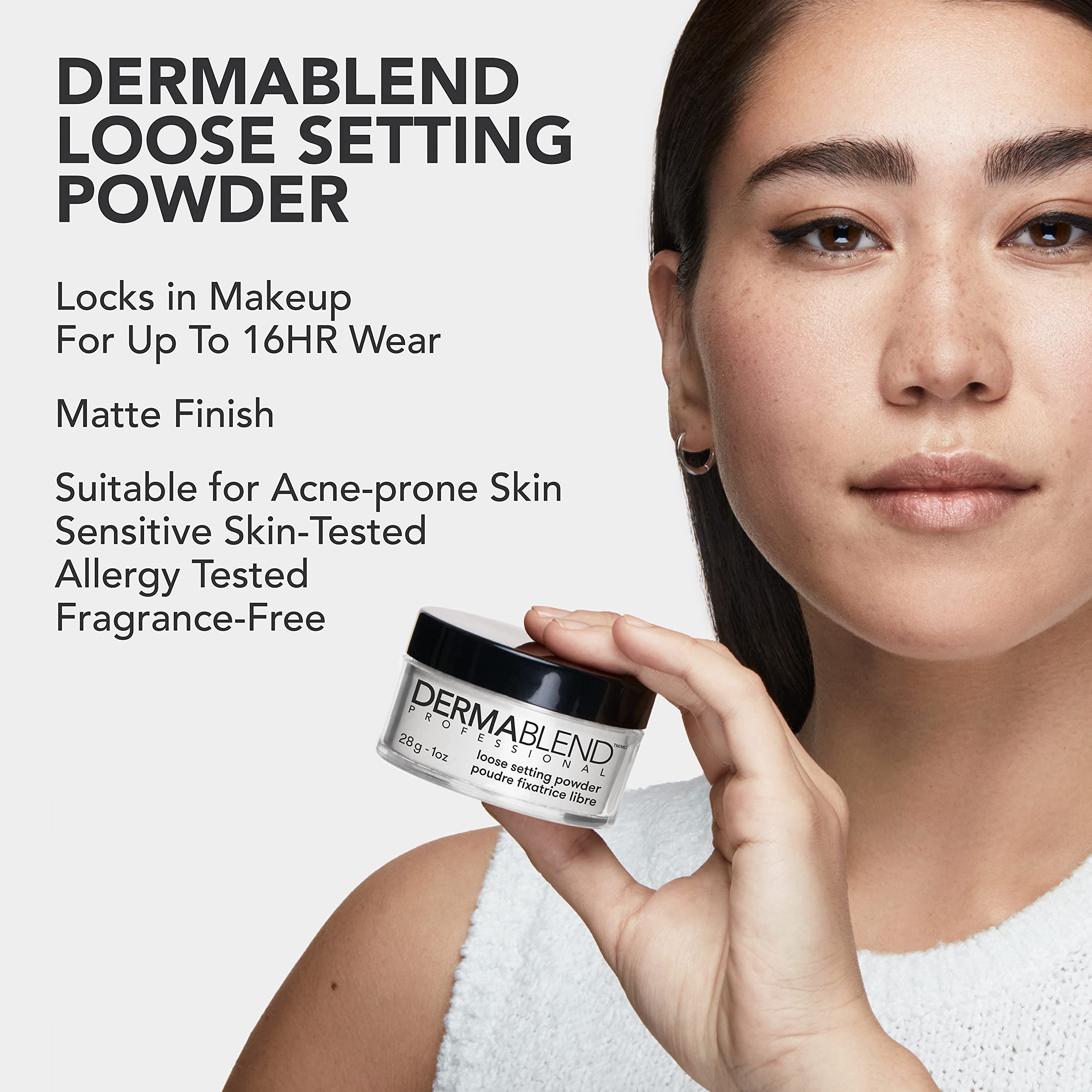 Dermablend Loose Setting Powder, Translucent Powder for Face Makeup, Mattifying Finish and Shine Control, 28g 🍁 All In One Marketplace Canada