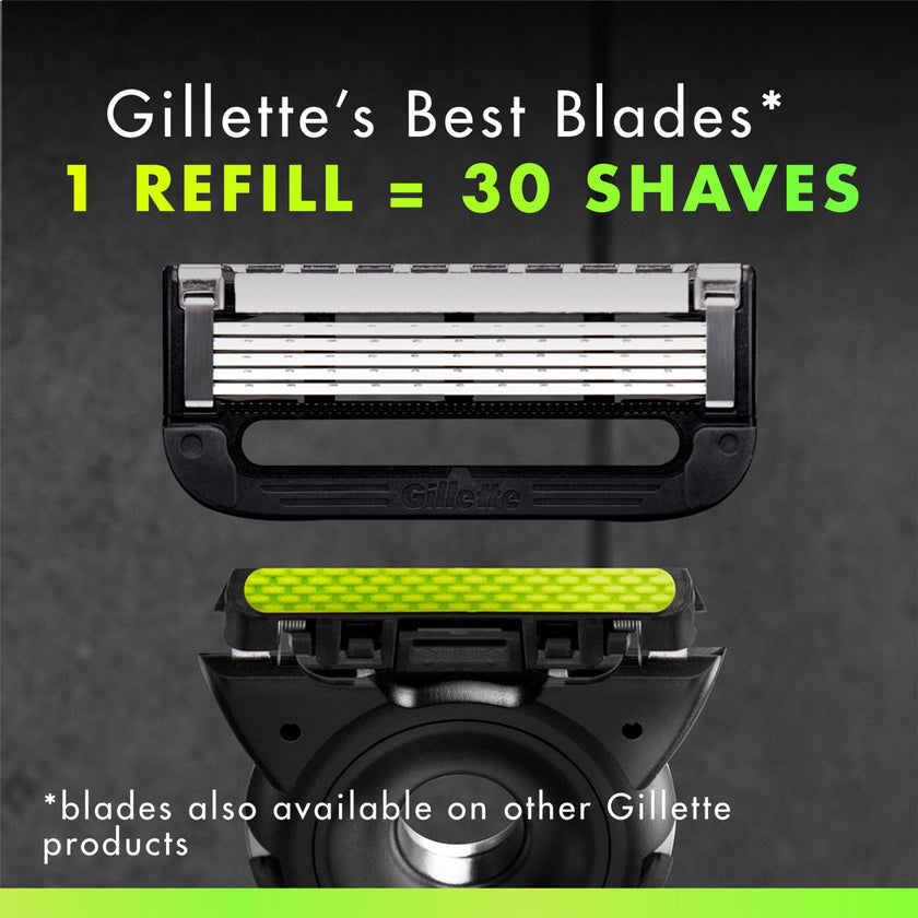 Gillette Labs Razors for Men, Razor Blades Refill, 5-Blade Cartridges, 12 Refills 🍁 All In One Marketplace Canada