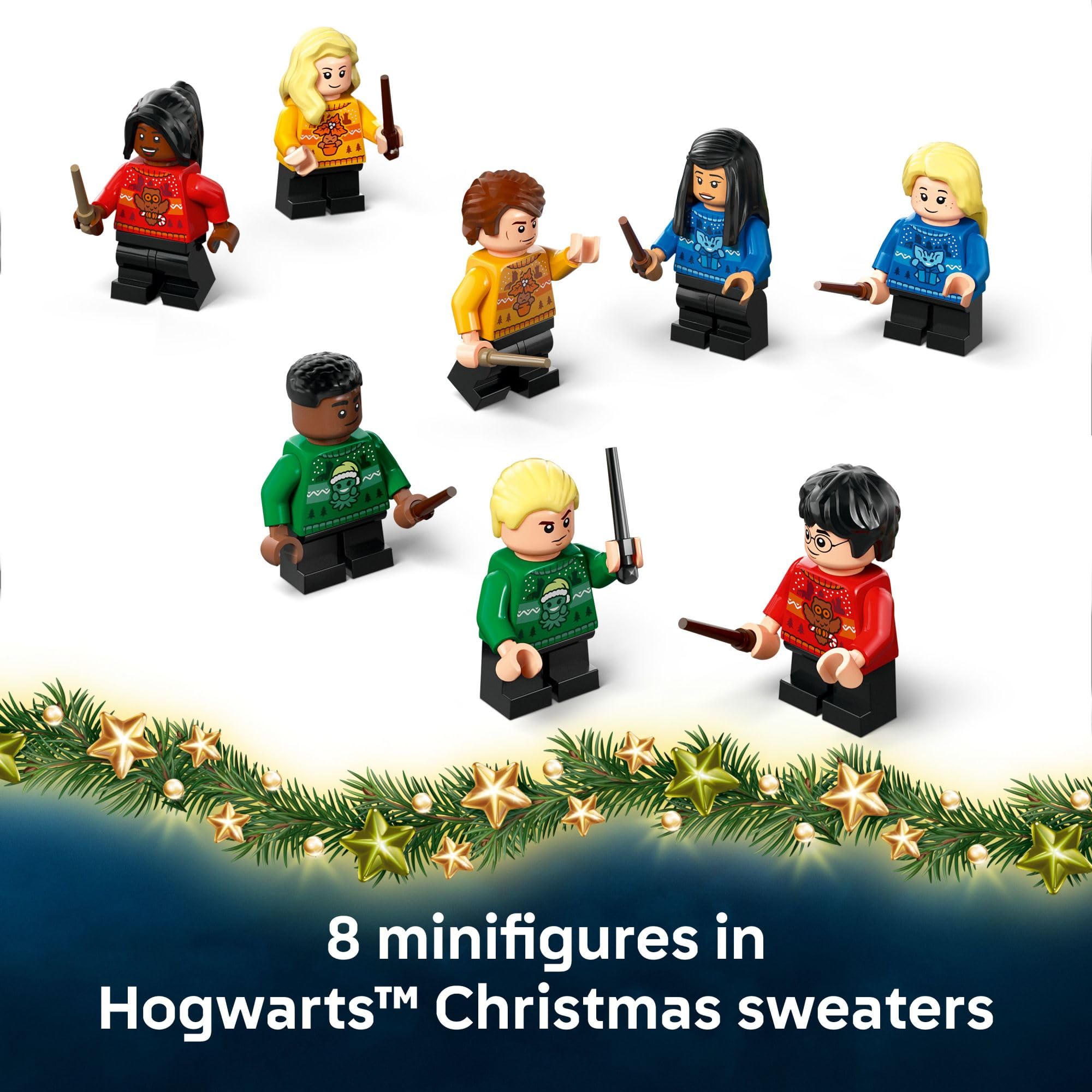 LEGO Harry Potter Advent Calendar 2025 Kids Toy - Holiday Countdown for Boys & Girls, 7+ - 24 Buildable Surprises, Including Harry, Draco & Luna Minifigures - Kids Gift Idea for Christmas - 76456 🍁 All In One Marketplace Canada