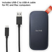 SanDisk 2TB Portable SSD - Up to 800MB/s, USB-C, USB 3.2 Gen 2, Updated Firmware - External Solid State Drive - SDSSDE30-2T00-G26 🍁 All In One Marketplace Canada