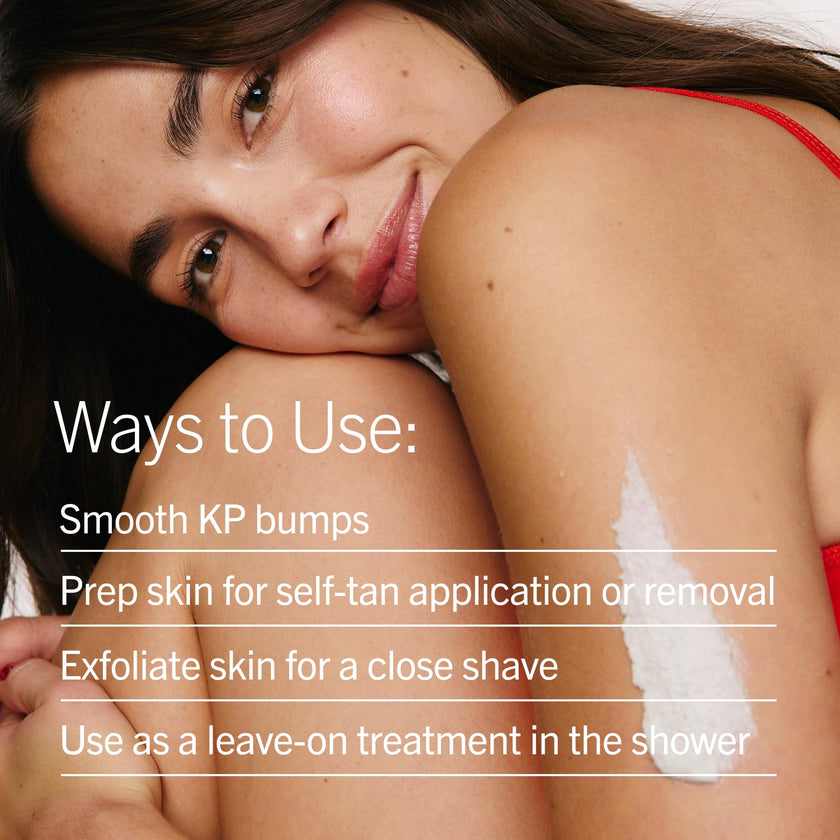 First Aid Beauty KP Bump Eraser Body Scrub Fresh Strawberry Scent, 10% AHA Keratosis Pilaris Exfoliator - Glycolic & Lactic Acid with Pumice, Treatment for Strawberry Legs, Razor Bumps & Rough Bumpy Skin, 8 oz 🍁 All In One Marketplace Canada