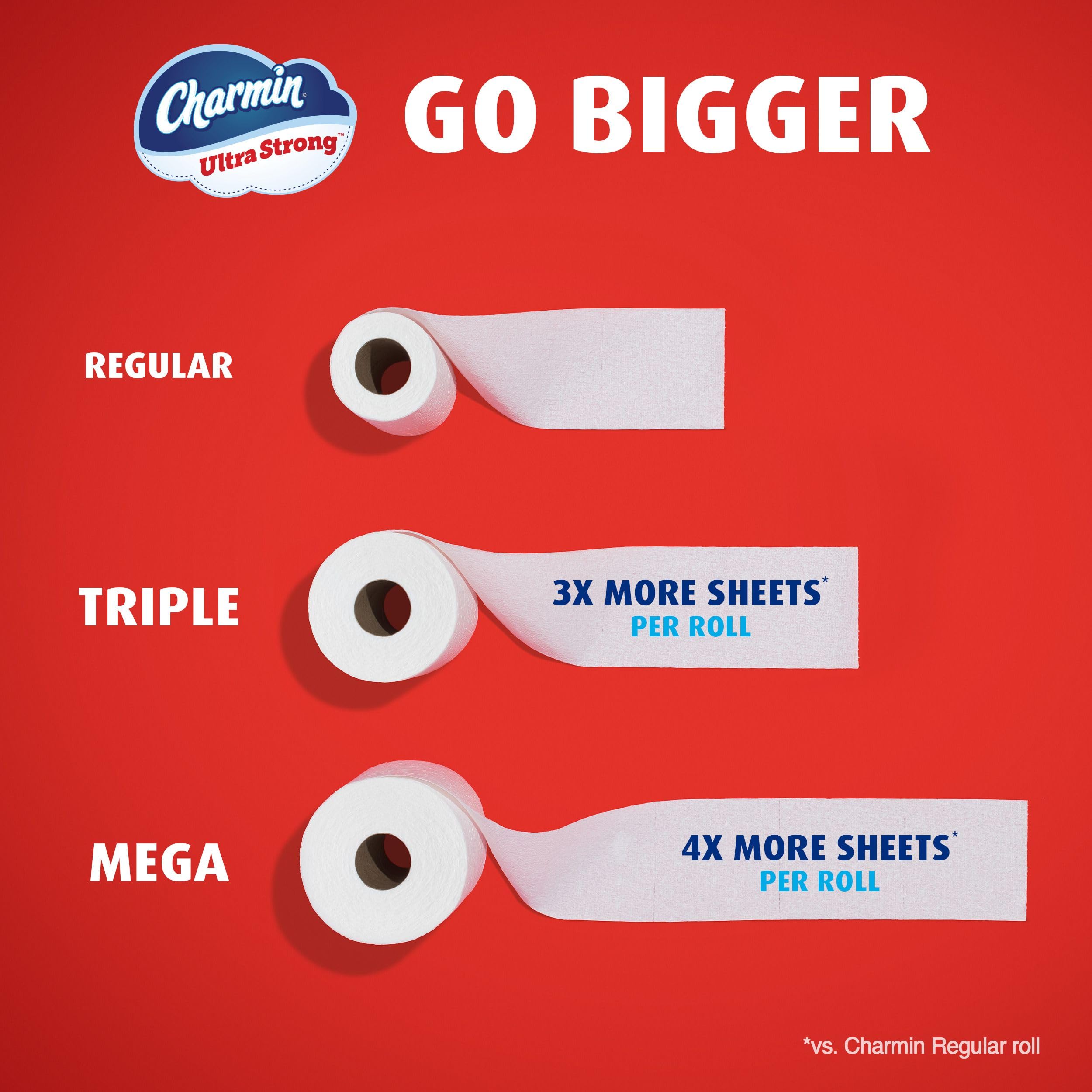 Charmin Toilet Paper Ultra Strong, 18 Mega Rolls = 72 Regular Rolls 🍁 All In One Marketplace Canada