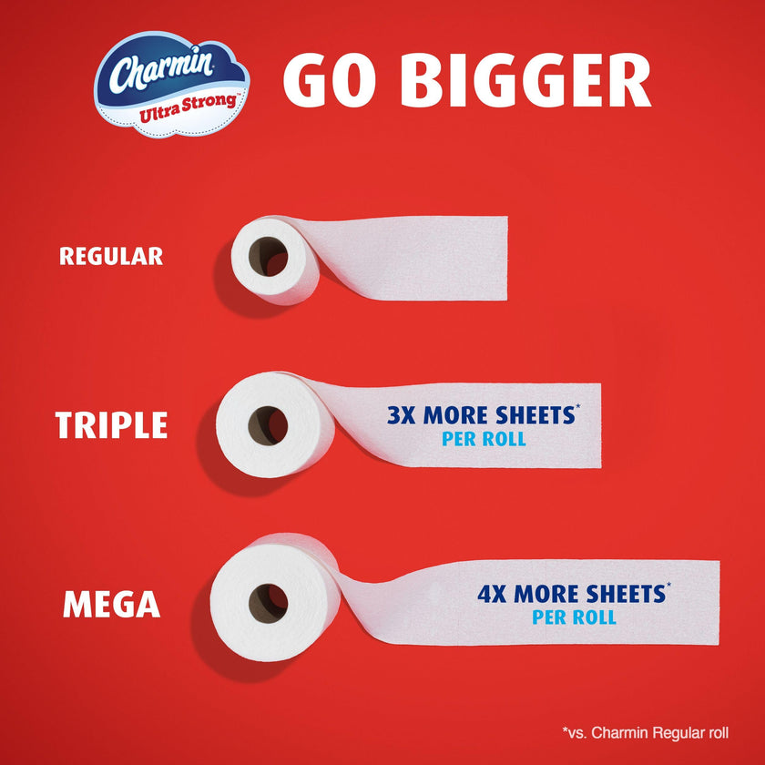 Charmin Toilet Paper Ultra Strong, 18 Mega Rolls = 72 Regular Rolls 🍁 All In One Marketplace Canada