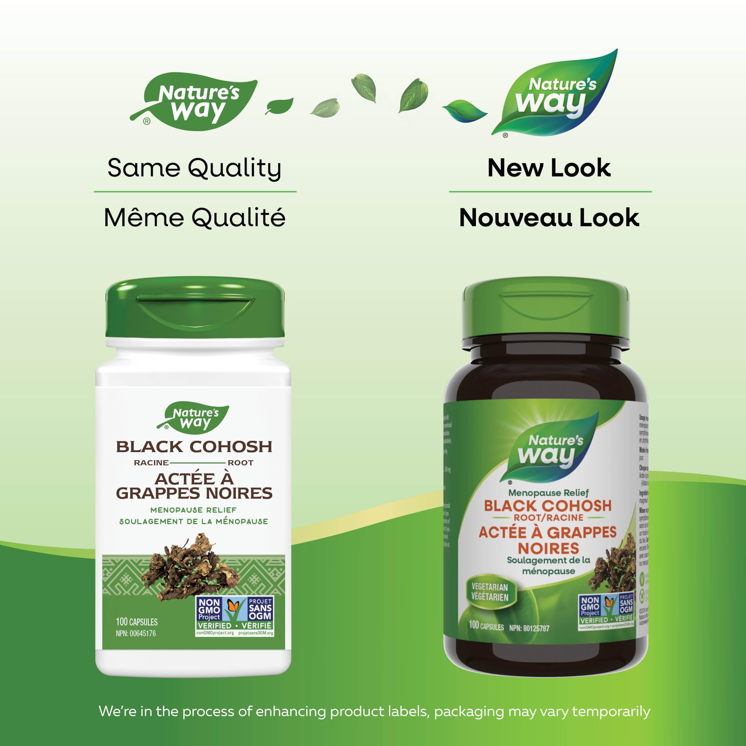 Nature's Way Black Cohosh Root – Hormone Balance for Women – 540mg Herbal Supplement for Menopausal Symptoms – Helps Relieve Menstruation Pain & Premenstrual Symptoms – 100 Vegetarian Capsules 🍁 All In One Marketplace Canada