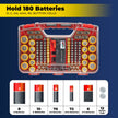 Ontel Battery Daddy 180 Battery Organizer and Storage Case with Tester, 1 Count, As Seen on TV 🍁 All In One Marketplace Canada