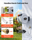 VEVOR Retractable Hose Reel, 115 ft x 1/2 inch, 180° Swivel Bracket Wall-Mounted, Garden Water Hose Reel with 9-Pattern Nozzle, Automatic Rewind, Lock at Any Length, and Slow Return System 🍁 All In One Marketplace Canada