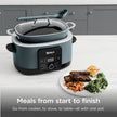 Ninja MC1001C Foodi PossibleCooker PRO 8.5 Quart Multi-Cooker, with 8-in-1 Slow Cooker,Dutch Oven,Steamer &More,Glass Lid & Integrated Spoon,Nonstick,Oven Safe Pot to 500°F,Sea Salt Gray,Sea Salt Grey 🍁 All In One Marketplace Canada