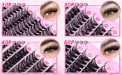 wiwoseo Cluster Eyelash Extensions 560pcs Lash Clusters Wipsy Cluster Lashes D Curl Eyelashes Clusters Individual Lashes DIY Lash Extensions Cluster Eyelash Natural Look Eyelashes (8-16MM) 🍁 All In One Marketplace Canada
