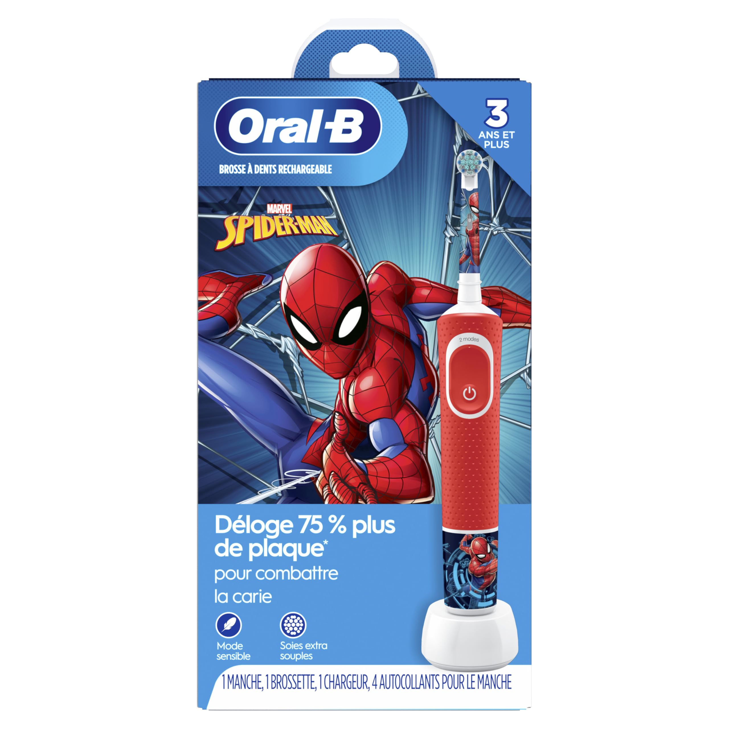 Oral-B Kids Electric Toothbrush featuring Marvel's Spiderman, for Kids 3+ 🍁 All In One Marketplace Canada
