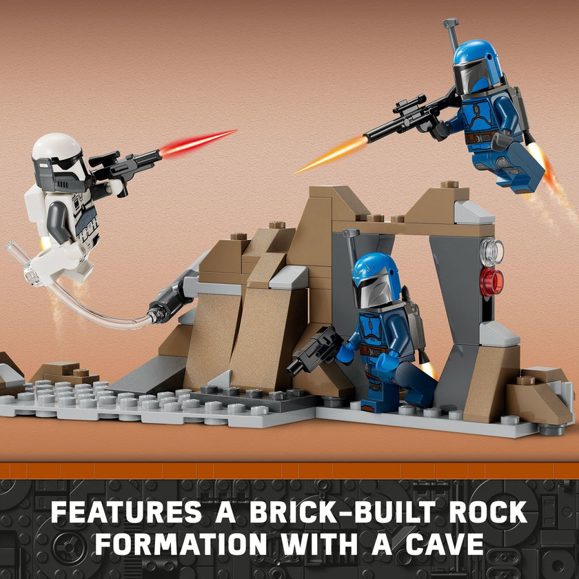 LEGO Star Wars: The Mandalorian Ambush on Mandalore Battle Pack, Building Toy with 4 Star Wars Minifigures, Collectible Brick Built Playset, Star Wars Gift Idea for Boys and Girls Ages 6 and Up, 75373 🍁 All In One Marketplace Canada