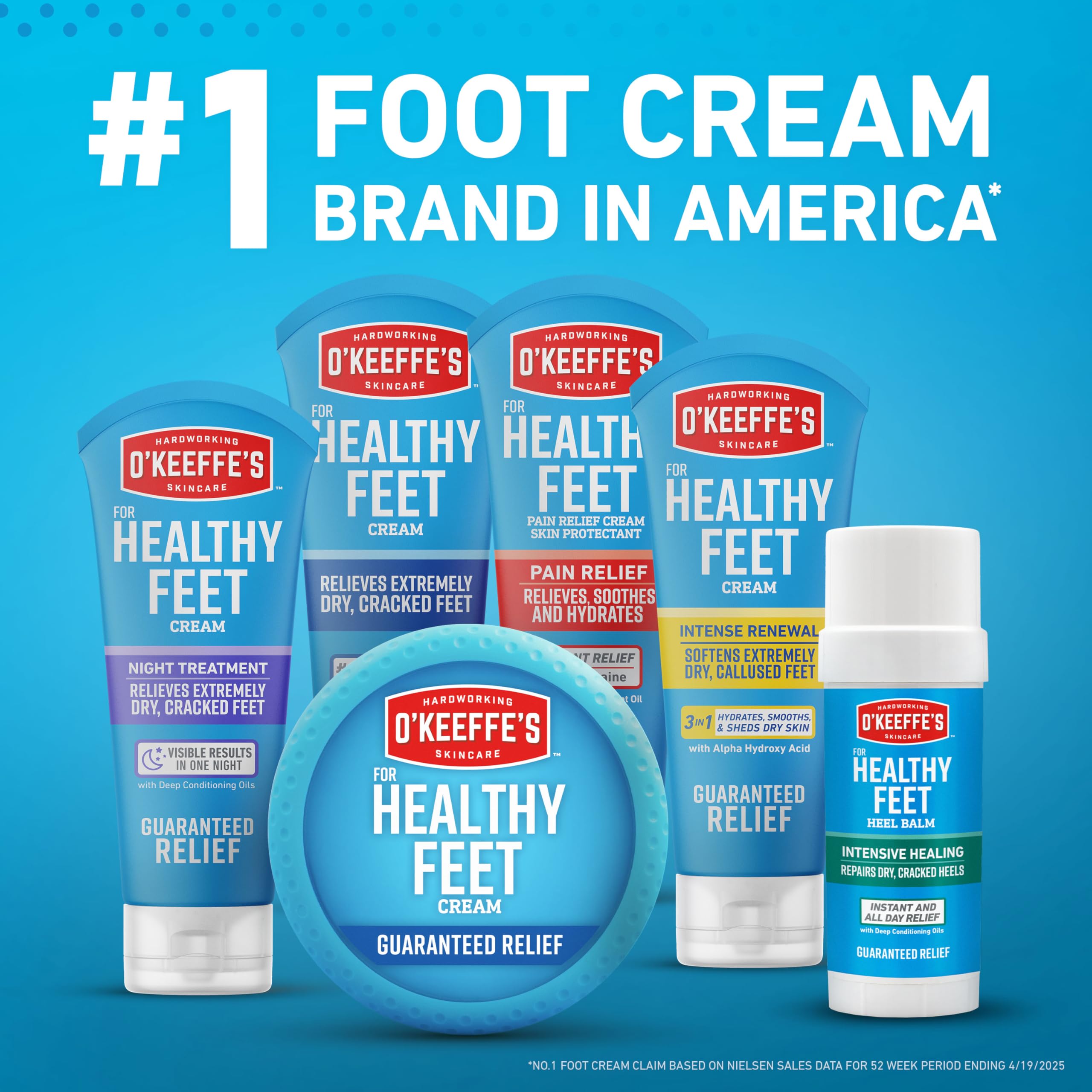 O'Keeffe's Healthy Feet Night Treatment Foot Cream for Dry Feet, 198 g 🍁 All In One Marketplace Canada